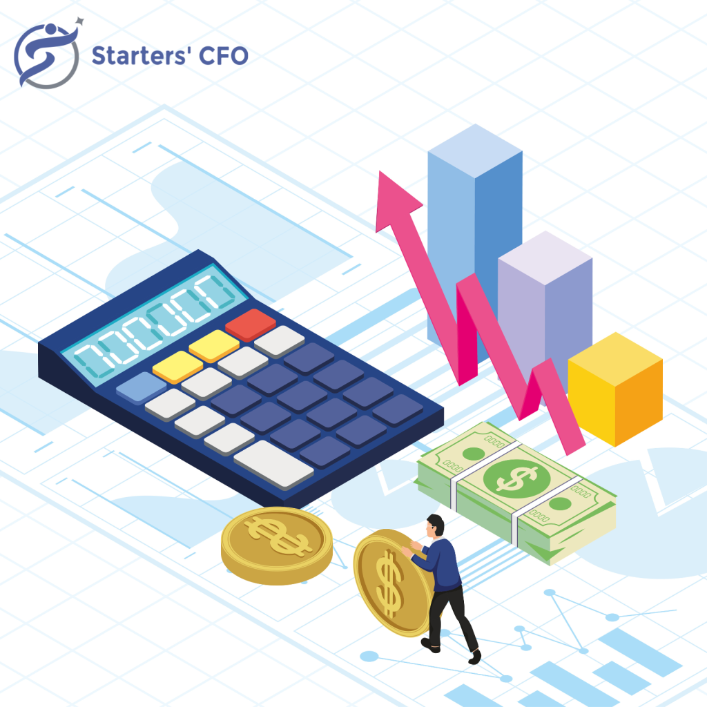 This image depicts Starters' CFO's services and the important to have business valuation done for them.